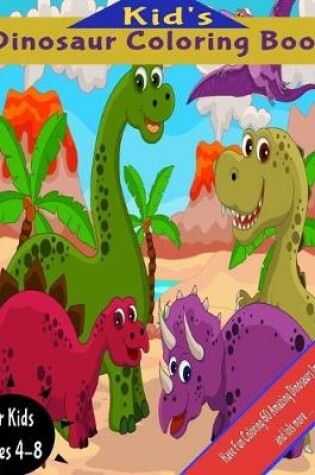 Cover of Kid's Dinosaur Coloring Book