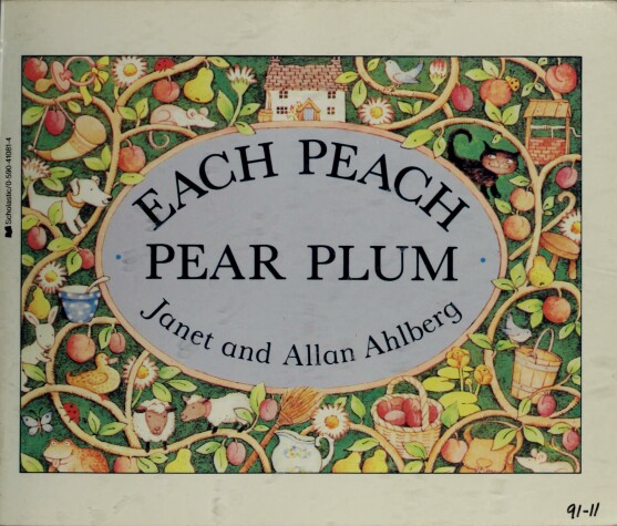 Book cover for Each Peach, Pear and Plum