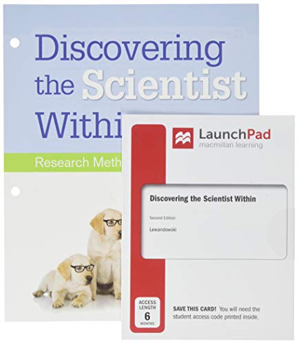 Book cover for Loose-Leaf Version for Discovering the Scientist Within 2e & Launchpad for Discovering the Scientist Within 2e (Six Month Access)