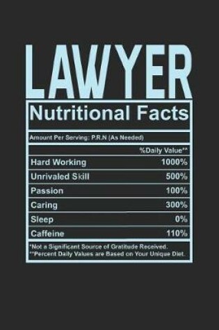 Cover of Lawyer Nutritional Facts