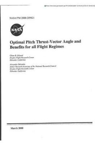 Cover of Optimal Pitch Thrust-Vector Angle and Benefits for All Flight Regimes