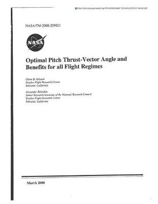 Book cover for Optimal Pitch Thrust-Vector Angle and Benefits for All Flight Regimes