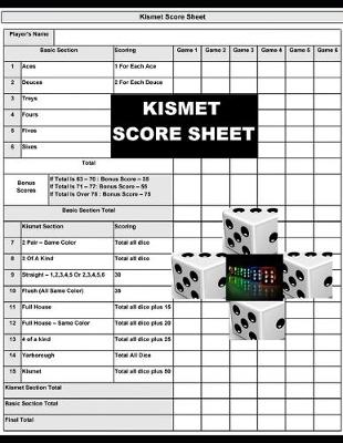 Book cover for Kismet Score Sheets