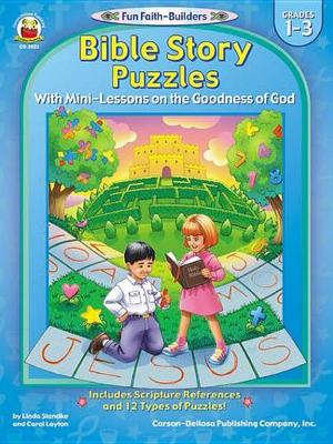 Book cover for Bible Story Puzzles, Grades 1 - 3