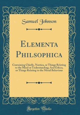 Book cover for Elementa Philsophica