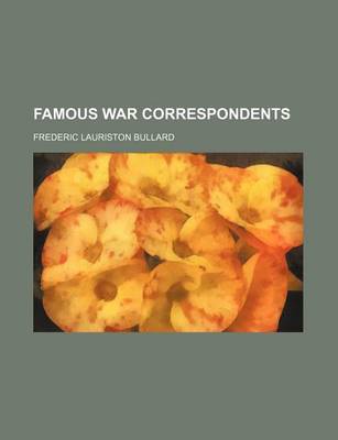 Book cover for Famous War Correspondents