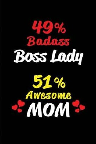 Cover of 49% Badass Boss Lady 51% Awesome Mom