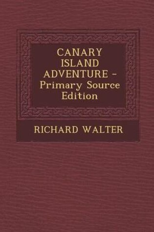 Cover of Canary Island Adventure