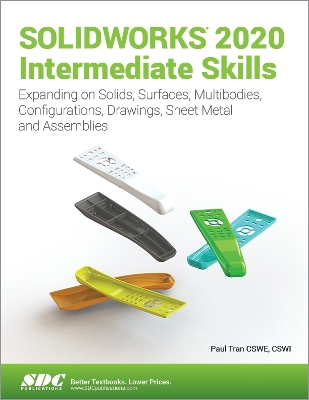 Book cover for SOLIDWORKS 2020 Intermediate Skills