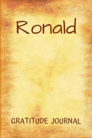 Cover of Ronald Gratitude Journal