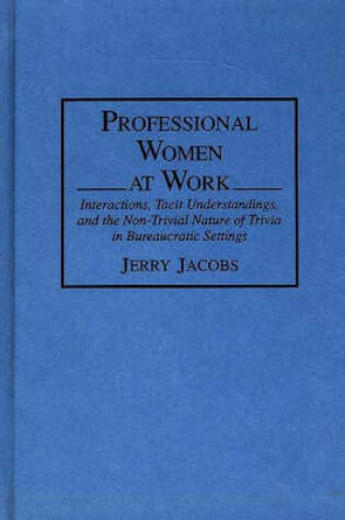 Cover of Professional Women at Work