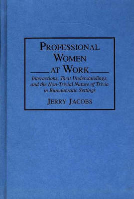 Book cover for Professional Women at Work