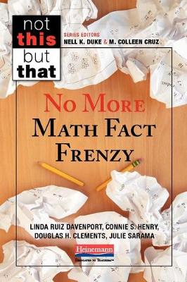 Book cover for No More Math Fact Frenzy