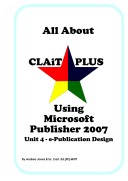 Book cover for All About CLAiT Plus Using Microsoft Publisher 2007