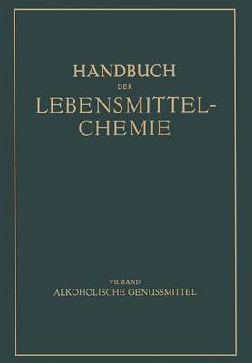 Cover of Alkoholische Genussmittel