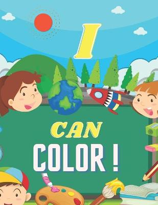 Book cover for I can color !