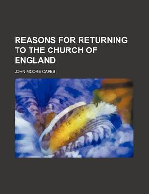 Book cover for Reasons for Returning to the Church of England