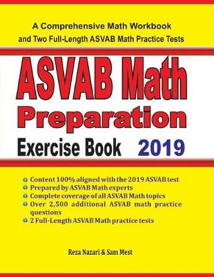 Book cover for ASVAB Math Preparation Exercise Book