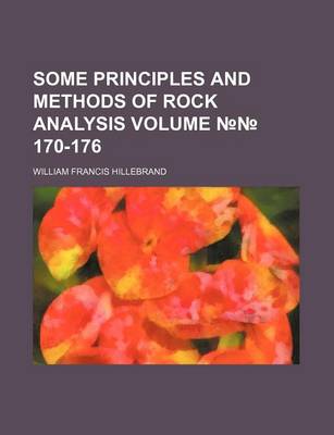 Book cover for Some Principles and Methods of Rock Analysis Volume 170-176