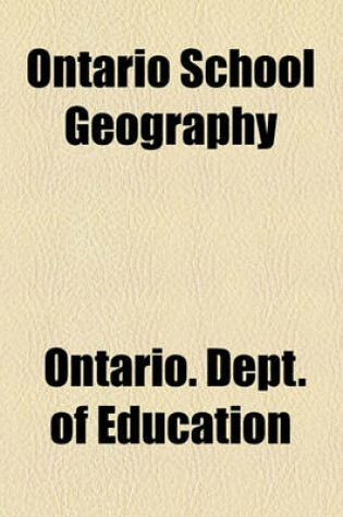 Cover of Ontario School Geography