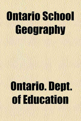 Book cover for Ontario School Geography