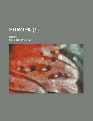 Book cover for Europa; Roman (1)