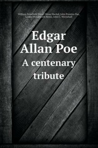 Cover of Edgar Allan Poe A centenary tribute