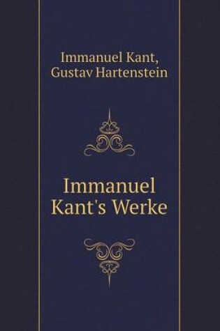 Cover of Immanuel Kant's Werke
