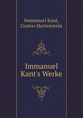 Book cover for Immanuel Kant's Werke