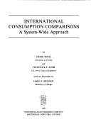 Book cover for International Consumption Comparisons