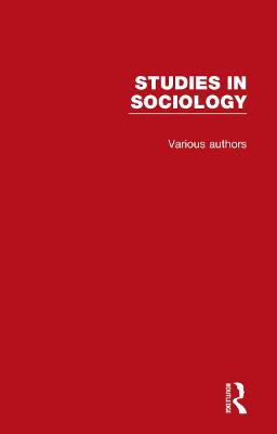 Cover of Studies in Sociology