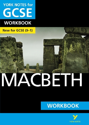 Book cover for Macbeth York Notes GCSE English Literature Workbook - for 2025, 2026 exams