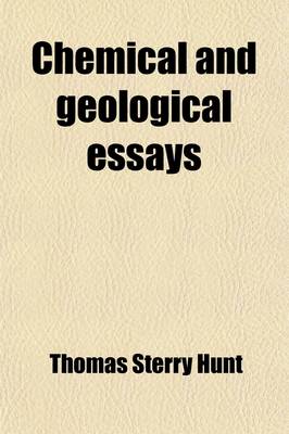 Book cover for Chemical and Geological Essays