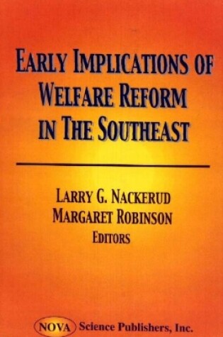 Cover of Early Implications of Welfare Reform in the Southeast