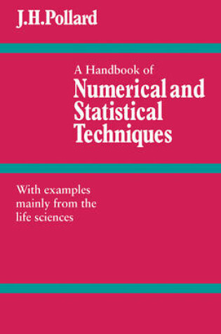 Cover of A Handbook of Numerical and Statistical Techniques