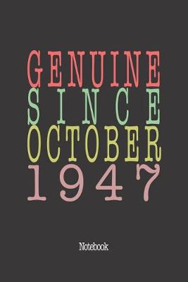 Book cover for Genuine Since October 1947