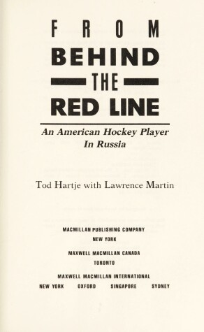 Book cover for From Behind the Red Line