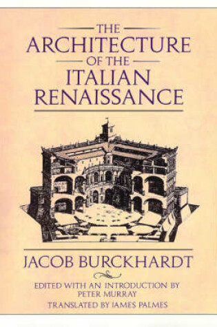 Cover of Architecture of the Italian Renaissance (Paper Only)