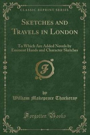 Cover of Sketches and Travels in London