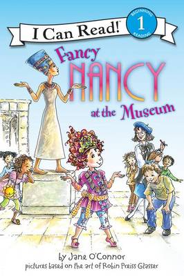 Book cover for Fancy Nancy at the Museum