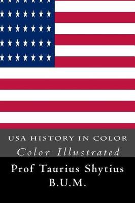 Book cover for USA History in Color