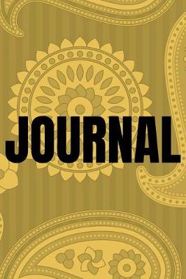 Cover of Paisley Background Lined Writing Journal Vol. 3