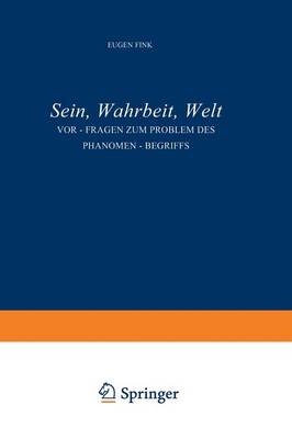 Book cover for Sein, Wahrheit, Welt