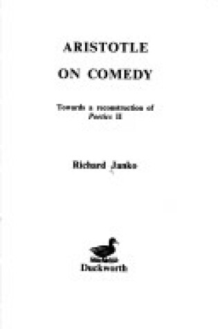 Cover of Aristotle on Comedy