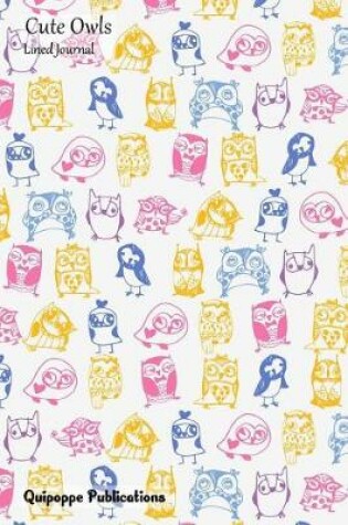 Cover of Cute Owls Lined Journal
