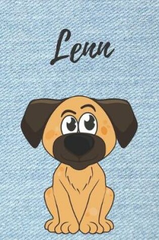 Cover of Personalisiertes Notizbuch - Hunde Lenn