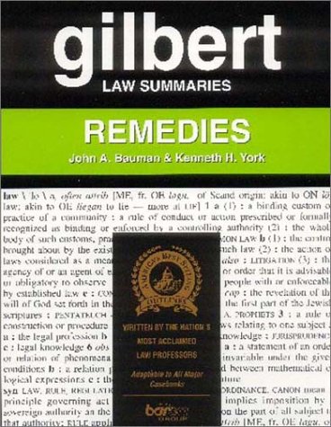 Book cover for Gilbert Law Summ Remedies E10