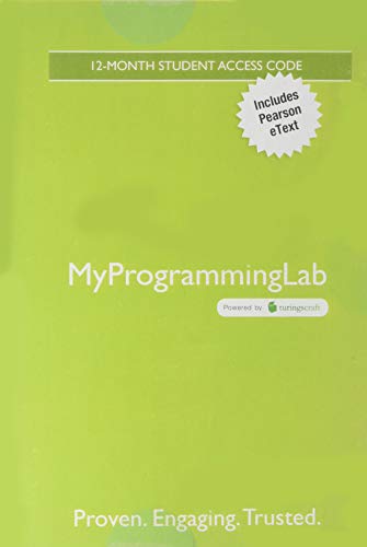 Book cover for Mylab Programming with Pearson Etext -- Standalone Access Card -- For Starting Out with Visual Basic