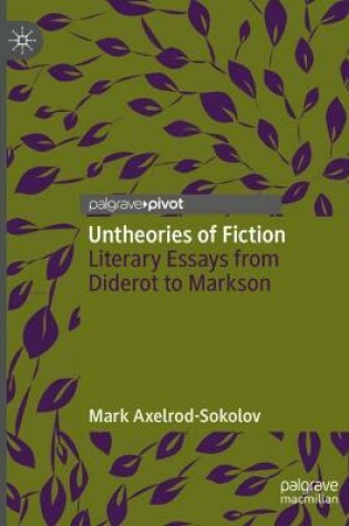 Cover of Untheories of Fiction