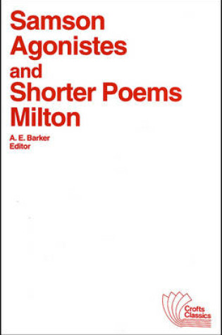 Cover of Samson Agonistes and Shorter Poems